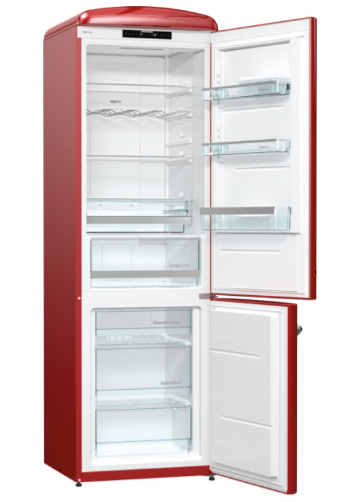 Chladnička s mrazničkou Gorenje Retro ONRK193R vínová