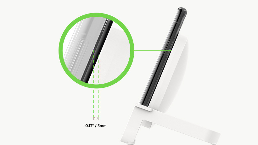 Bezdrátová nabíječka Belkin Boost Up 10W Qi, stojánek bílá