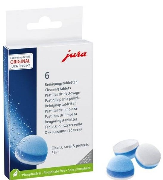 Čisticí tablety pro espressa Jura 6 ks (24225)