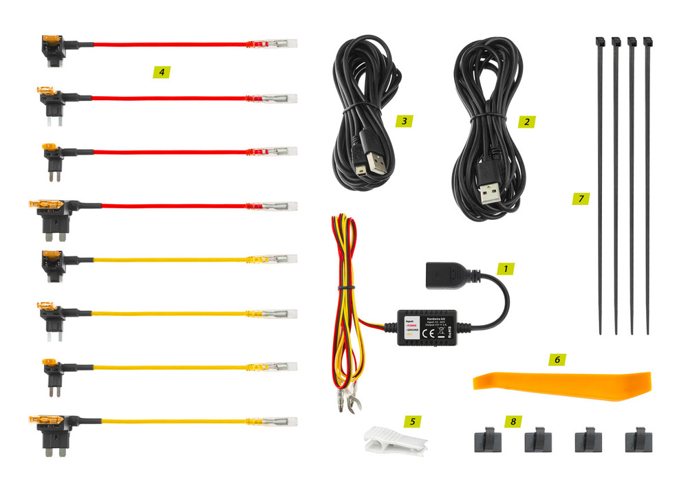 Autokamera TrueCam H25 GPS 4K + zadní kamera + Hardwire kit Autokamera TrueCam H25 GPS 4K + zadní kamera + Hardwire kit