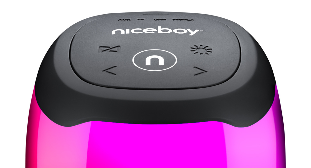 Přenosný reproduktor Niceboy RAZE Neon černý Přenosný reproduktor Niceboy RAZE Neon černý