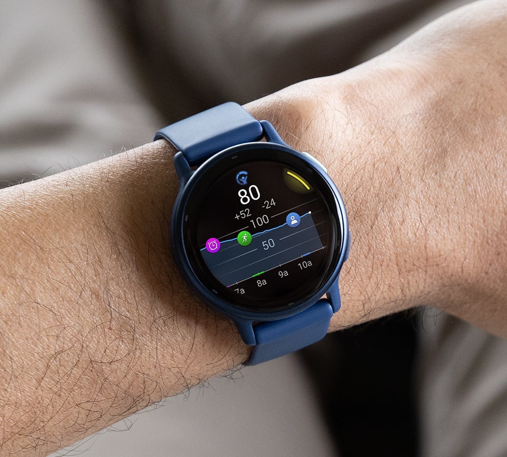 Chytré hodinky Garmin vívoactive 5 - Slate / Black Silicone Band