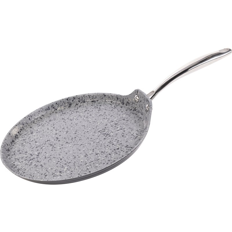 Pánev palačinková Lamart LT1292 GRANIT, 28 cm černá/šedá