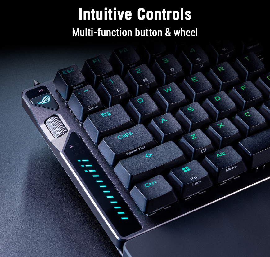 Klávesnice Asus ROG Falcata černá Klávesnice Asus ROG Falcata černá