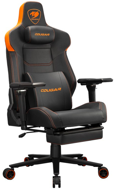 Herní židle Cougar Armor Evo M v černo oranžovém provedení s moderním designem