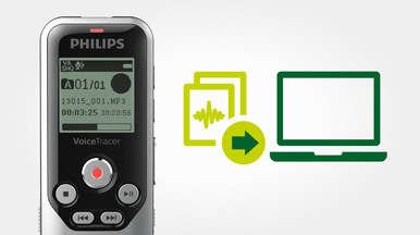Diktafon Philips DVT2050 stříbrný