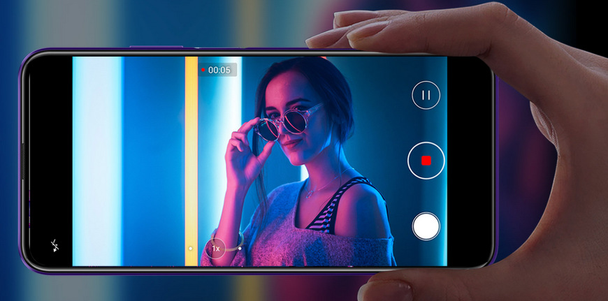 Mobilní telefon HONOR 9X Pro (HMS) fialový
