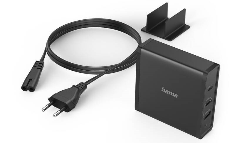 Nabíječka do sítě Hama 1x USB-C, 2x USB-A, PD 65 W černá