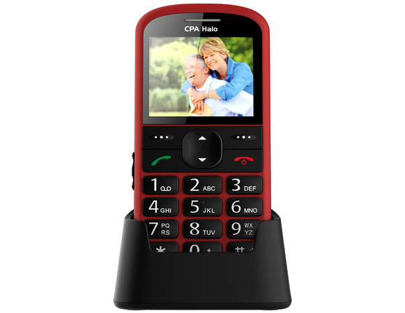 Mobilní telefon CPA Halo 21 Senior s nabíjecím stojánkem černý Mobilní telefon CPA Halo 21 Senior s nabíjecím stojánkem černý