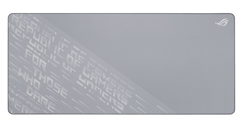 Podložka pod klávesnici a myš Asus ROG Scabbard II Arctic Gray XXL šedá