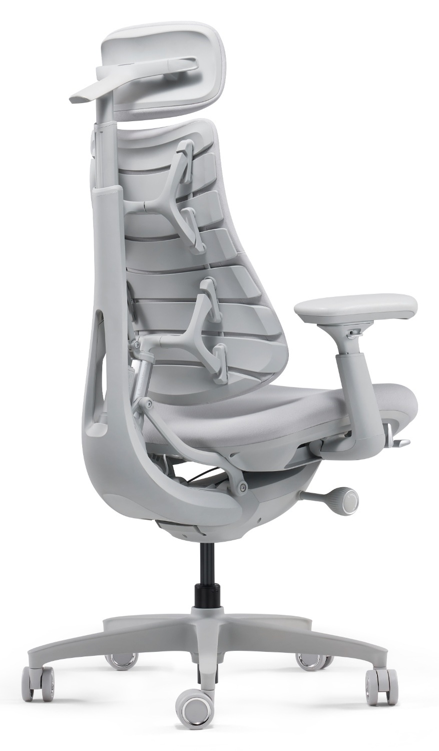 Ergonomická židle LiberNovo Omni Gen Glacier, 48cm světle šedá LiberNovo Omni Gen má sedá s různou tuhostí ve více zónách