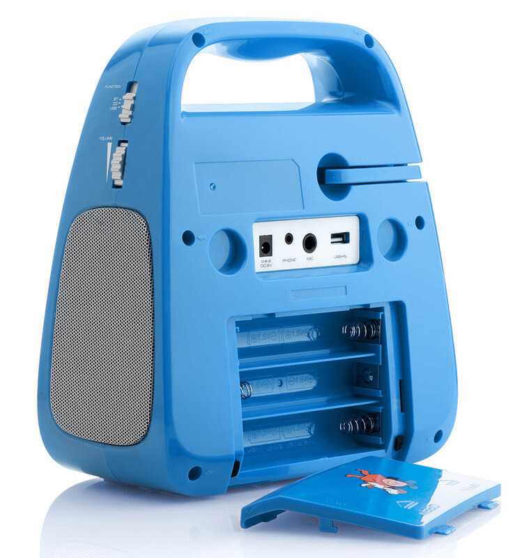 CD přehrávač GoGEN Maxipes Fík MAXI KARAOKE modrý CD přehrávač GoGEN Maxipes Fík MAXI KARAOKE modrý