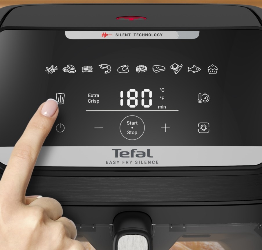 Panel horkovzdušné fritézy Tefal EY8468E0 Easy Fry Silence