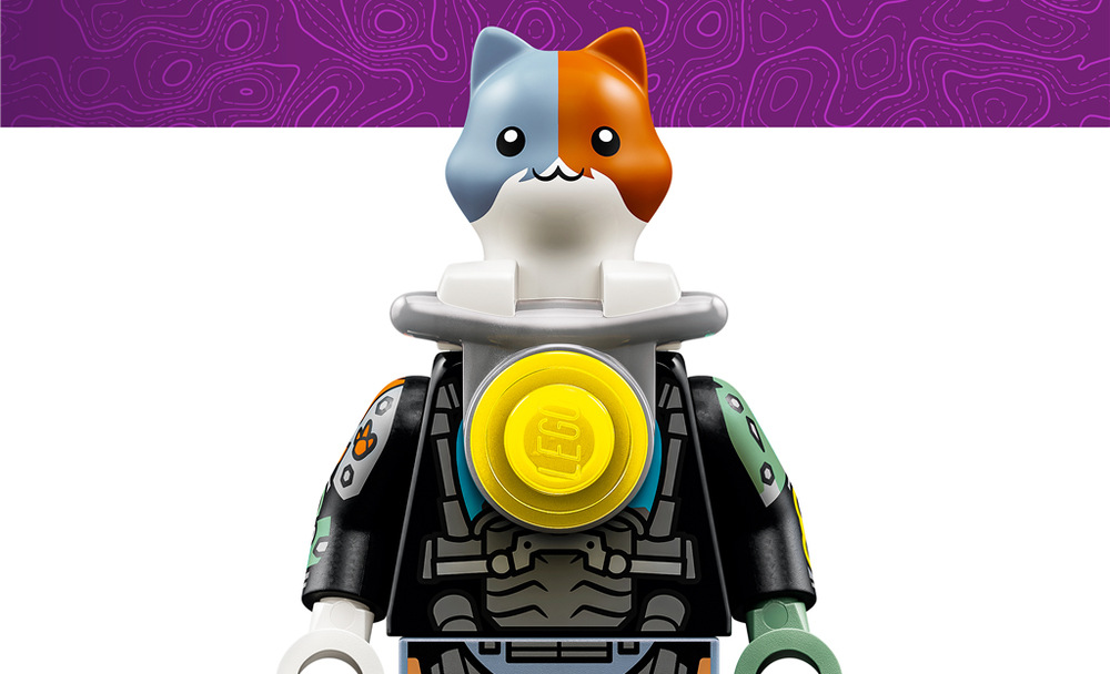 Stavebnice LEGO® Fortnite® 77081 KIT Bonusový herní předmět Cate Meowdy Outfit propojuje stavebnici LEGO Fortnite s digitálním světem a lze ho získat pomocí QR kódu.