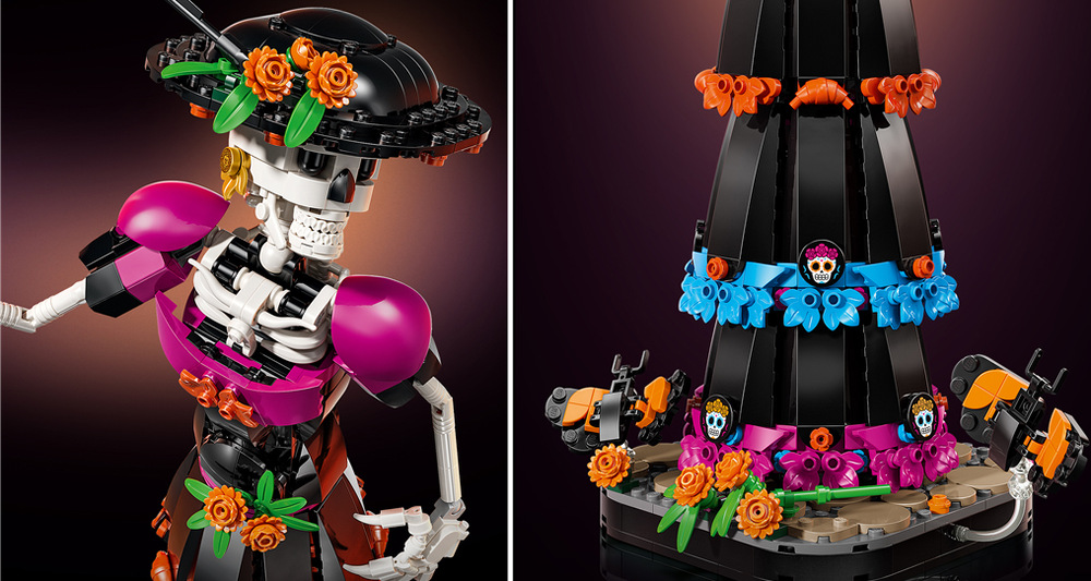 Stavění s 1 212 kostkami LEGO nabízí soustředěný kreativní zážitek, který doplňuje 3D návod v aplikaci.