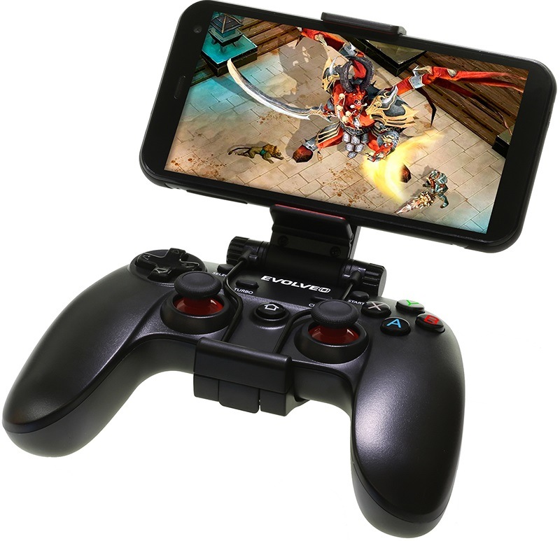 Gamepad Evolveo Fighter F1 pro PC, PS3, Android, Android box černý