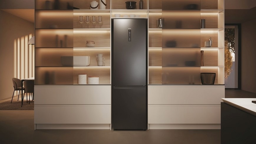 Chladnička s mrazničkou Haier HDPW5620ANPD černá Chladnička s mrazničkou Haier HDPW5620ANPD černá