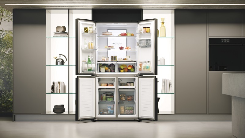 Americká lednice Haier HCR7818DWPT nerez Americká lednice Haier HCR7818DWPT nerez