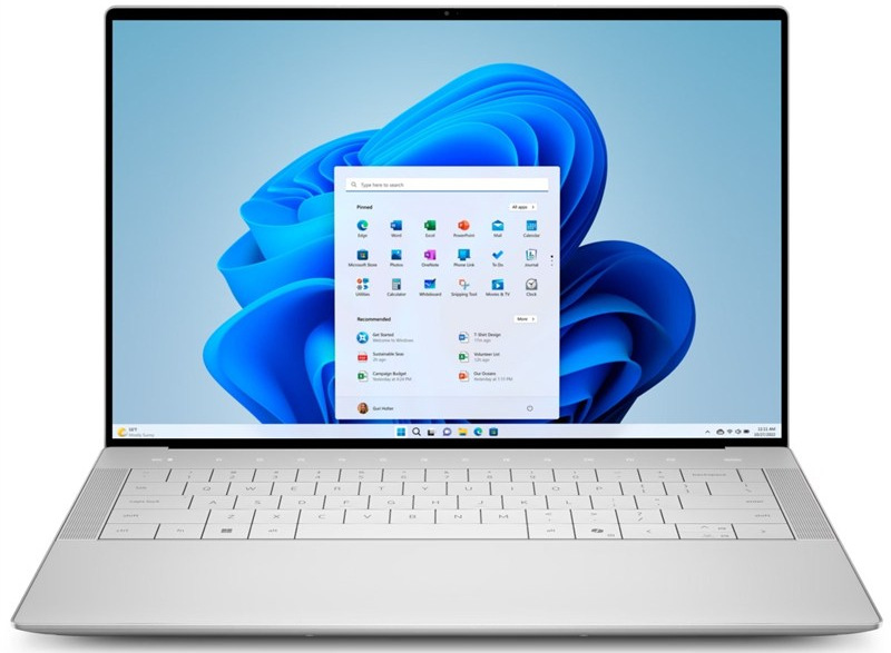 Notebook Dell 14 Premium DA14250 se samostatnou grafickou kartou GeForce RTX™ 4050, stříbrná barva