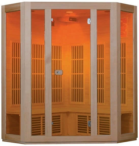 Infrasauna Hanscraft VALENCIA 2+ Infrasauna HANSCRAFT VALENCIA 2+ s barevným LED podsvícením.