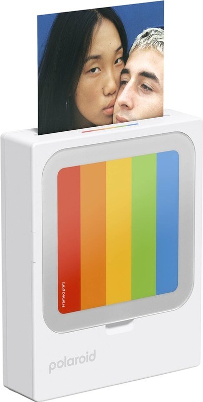 Fototiskárna Polaroid Hi-Print 3x3 Pocket Photo Printer + 2 balení fotopapíru po 30 kusech, bílá barva