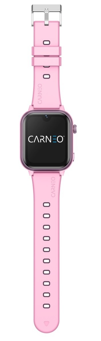 Chytré hodinky Carneo GuardKid+ 4G Platinum 2nd Gen růžové Chytré hodinky Carneo - displej s rozlišením 368 × 448 px