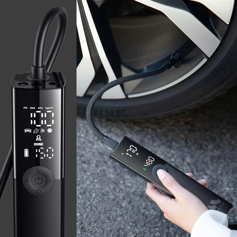 Kompresor Woowind Ventus Pro černý Kompresor Woowind vyniká nízkou hmotností jen 500 g