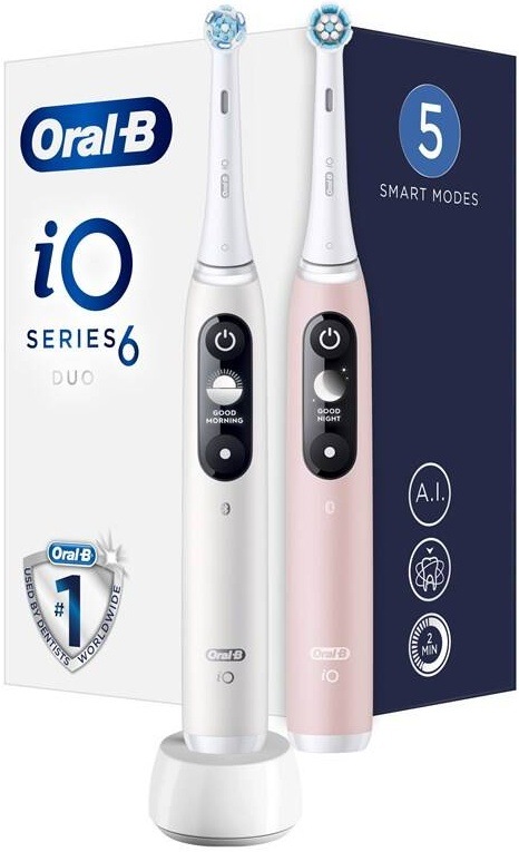 Set zubních kartáčků Oral-B iO6 Series Duo Pack White