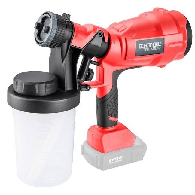 Pistole stříkací Extol Premium 8891863 20V Li-ion (bez baterie)