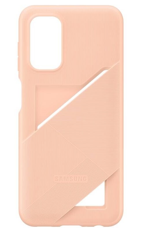 Kryt na mobil Samsung Galaxy A13 s kapsou na kartu - peach