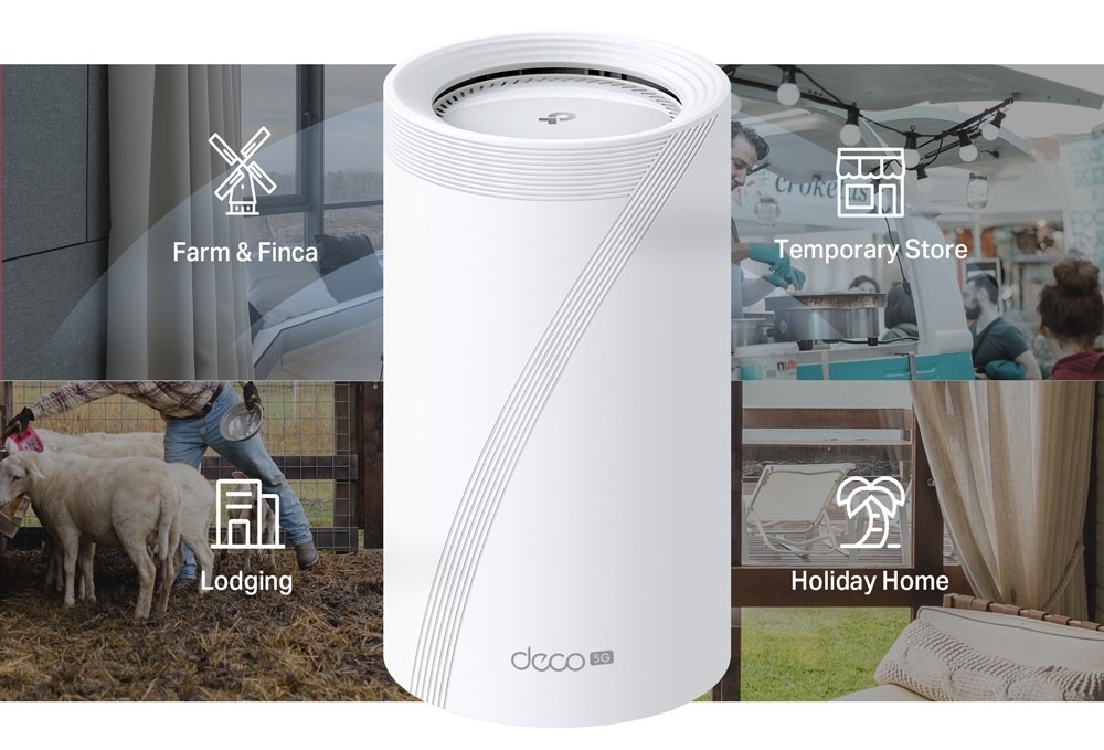 Komplexní Wi-Fi systém TP-Link Deco BE65-5G (1 ks) bílý Komplexní Wi-Fi systém TP-Link Deco BE65-5G (1 ks) bílý