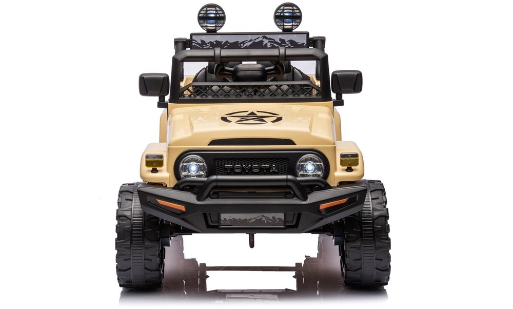 Elektrické autíčko ELJET® Toyota FJ Cruiser khaki Elektrické auto Eljet Toyota FJ Cruiser hnědožlutá/khaki