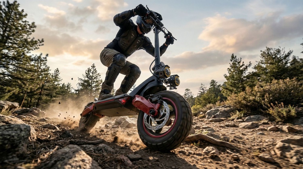 Elektrická koloběžka Sencor Scooter X50 OFF-ROAD černá Elektrická koloběžka Sencor Scooter X50 OFF-ROAD do terénu