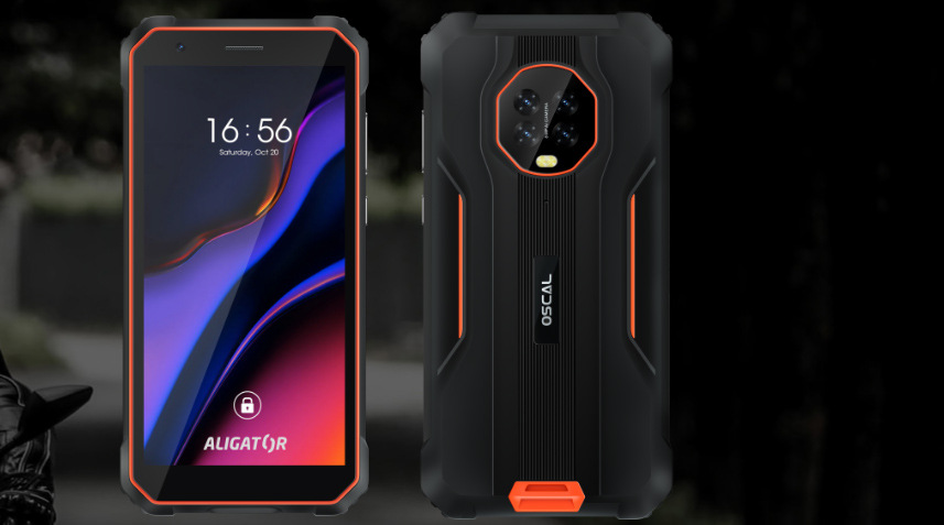 Mobilní telefon Aligator Oscal S60 Pro černý/oranžový