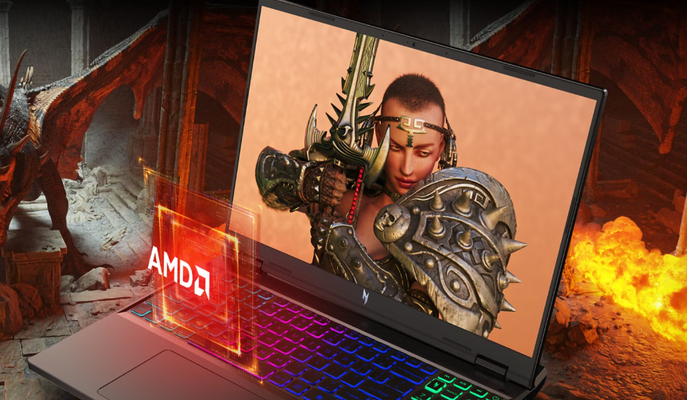 Notebook Acer Nitro 16 (AN16-42-R0GF) černý