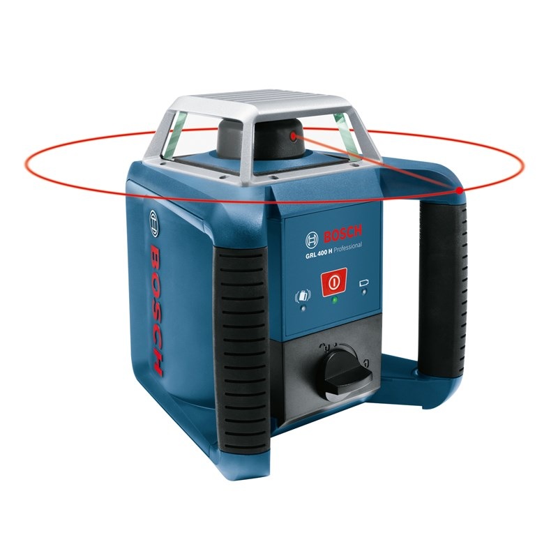 Rotační laser Bosch Professional GRL 400H + LR1 (1X 9v baterie 6LR20)