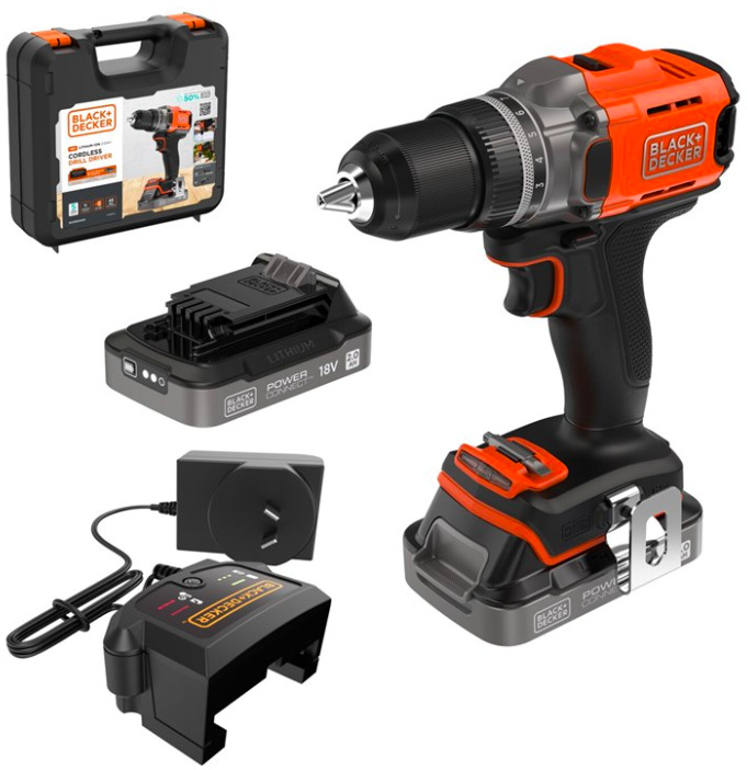Aku vrtačka Black-Decker BCD382D2XK-QW (s baterií)