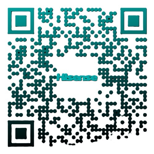 Televize Hisense 55U8Q QR kód na zobrazení 3D modelu