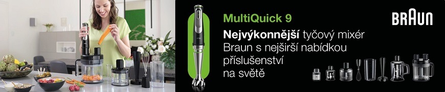 Ponorný mixér Braun MultiQuick 9 MQ9147.X černý/nerez hlavni panel_MQ9147