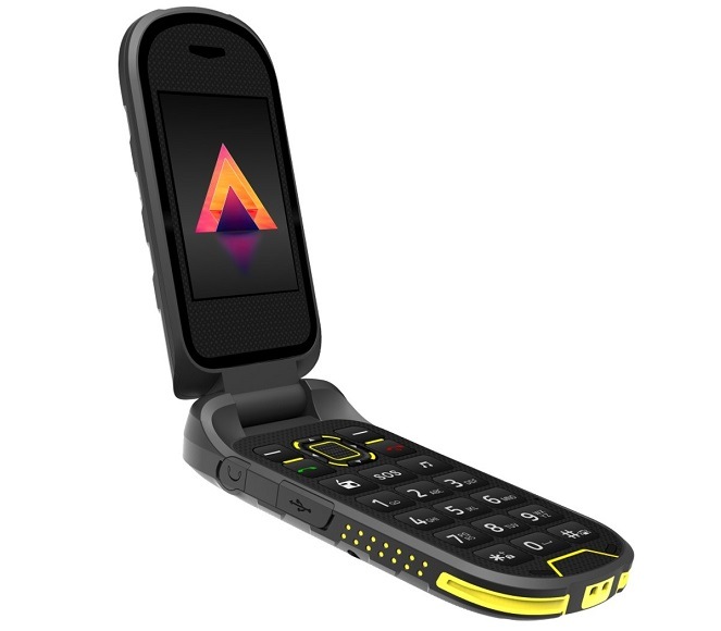 Mobilní telefon myPhone Hammer Bow LTE černý/oranžový Mobilní telefon myPhone Hammer Bow LTE černý/oranžový