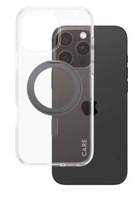 Kryt na mobil PanzerGlass CARE Kickstand MagSafe na Apple iPhone 16 Pro Max černý/průhledný