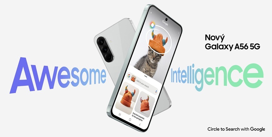 Mobilní telefon Samsung Galaxy A56 5G 8 GB / 128 GB šedý