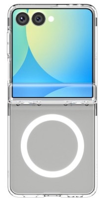 Kryt na mobil Spigen Ultra Hybrid Pro MagSafe na Samsung Galaxy Z Flip7 v průhledné barvě
