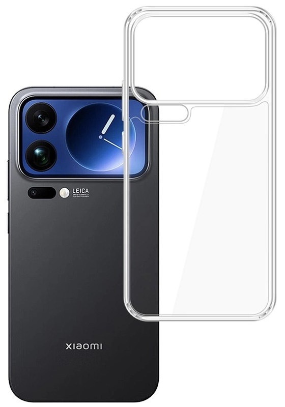 Kryt na mobil 3mk na Xiaomi 17 Pro Max, průhledná barva
