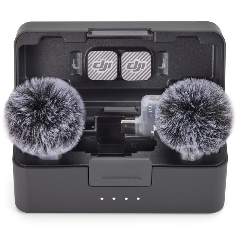 Mikrofon DJI Mic Mini 2 (2 TX + 1 Mobile RX + Charging Case) - černý