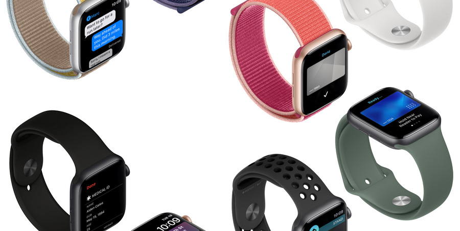 Chytré hodinky Apple Watch Nike Series 5 GPS 40mm pouzdro ze stříbrného hliníku - platinový/černý sportovní řemínek Nike Chytré hodinky Apple Watch Nike Series 5 GPS 40mm pouzdro ze stříbrného hliníku - platinový/černý sportovní řemínek Nike