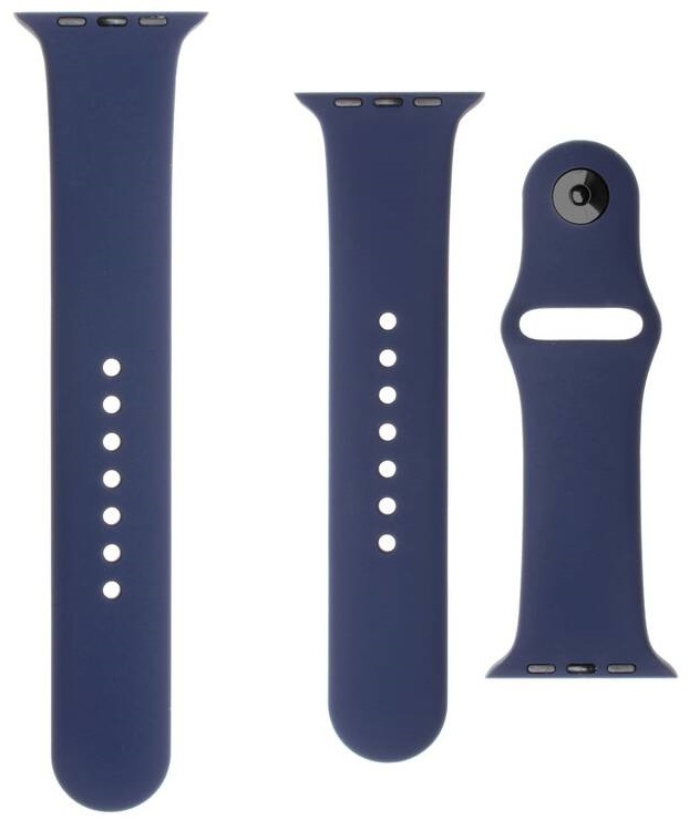 Řemínek FIXED Silicone Strap na Apple Watch 38/40/41 mm modrý Řemínek FIXED Silicone Strap na Apple Watch 38/40/41 mm modrý