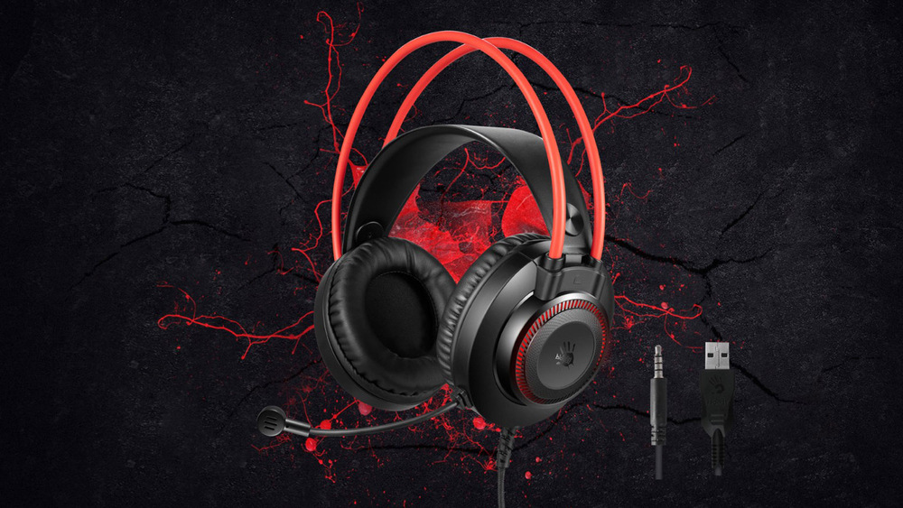 Headset A4Tech Bloody G200 černý/červený A4Tech Bloody G200
