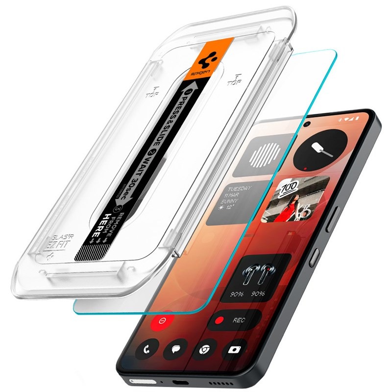 Tvrzené sklo Spigen tR EZ Fit HD na Nothing Phone (3a)/(3a) Pro