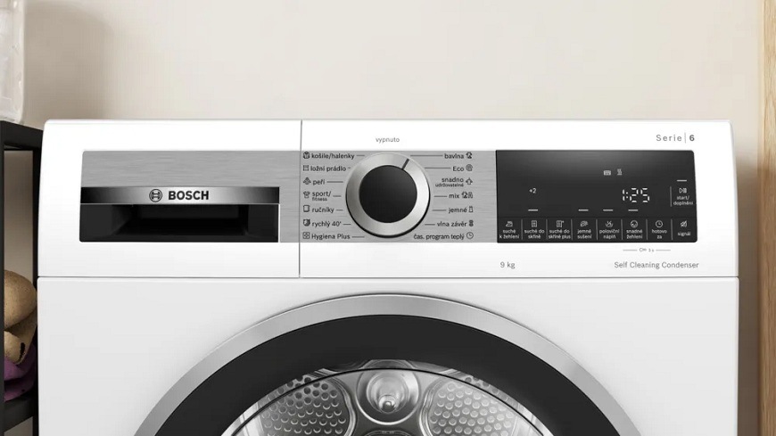 Sušička prádla Bosch Serie 6 WQG245DMCS bílá BOSWQG245DMCS_panel